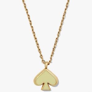 Kate Spade Everyday Spade Necklace Yellow / Green / Chartreuse